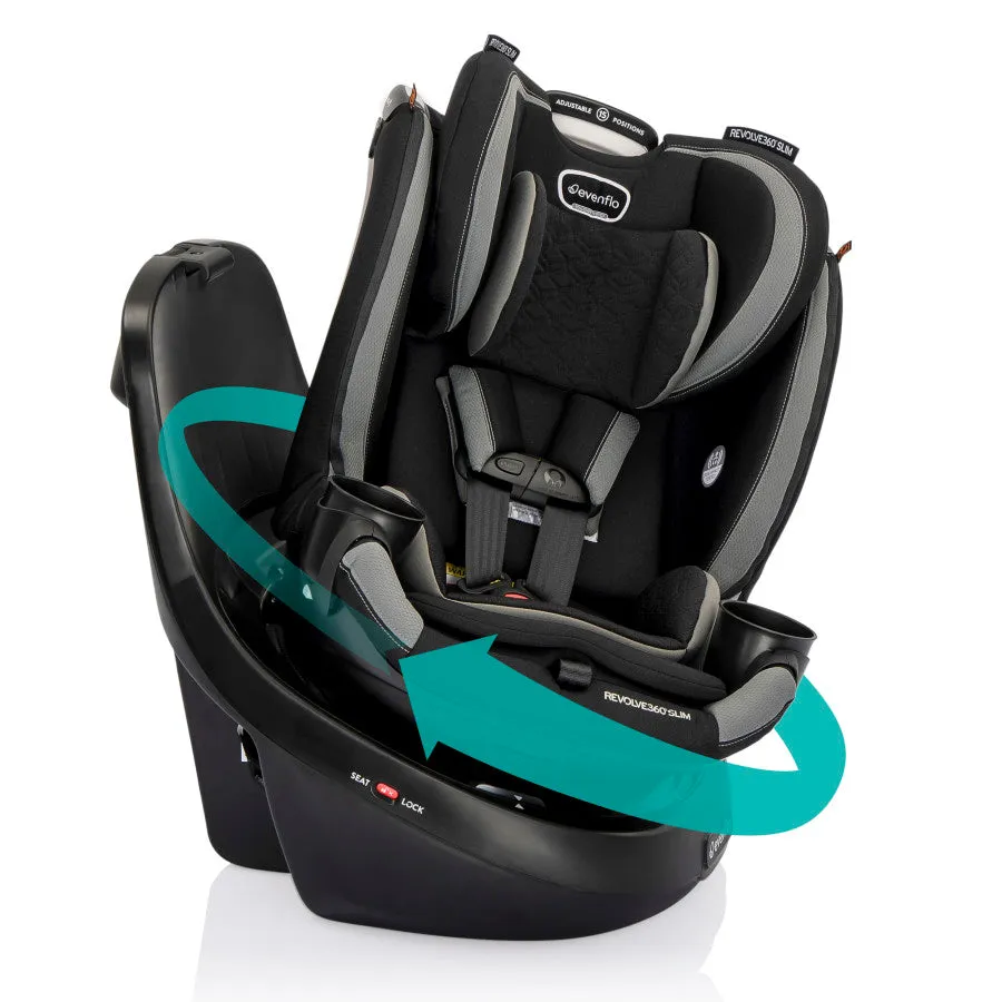 Revolve360 Slim 2-in-1 Rotational Car Seat with Quick Clean Cover