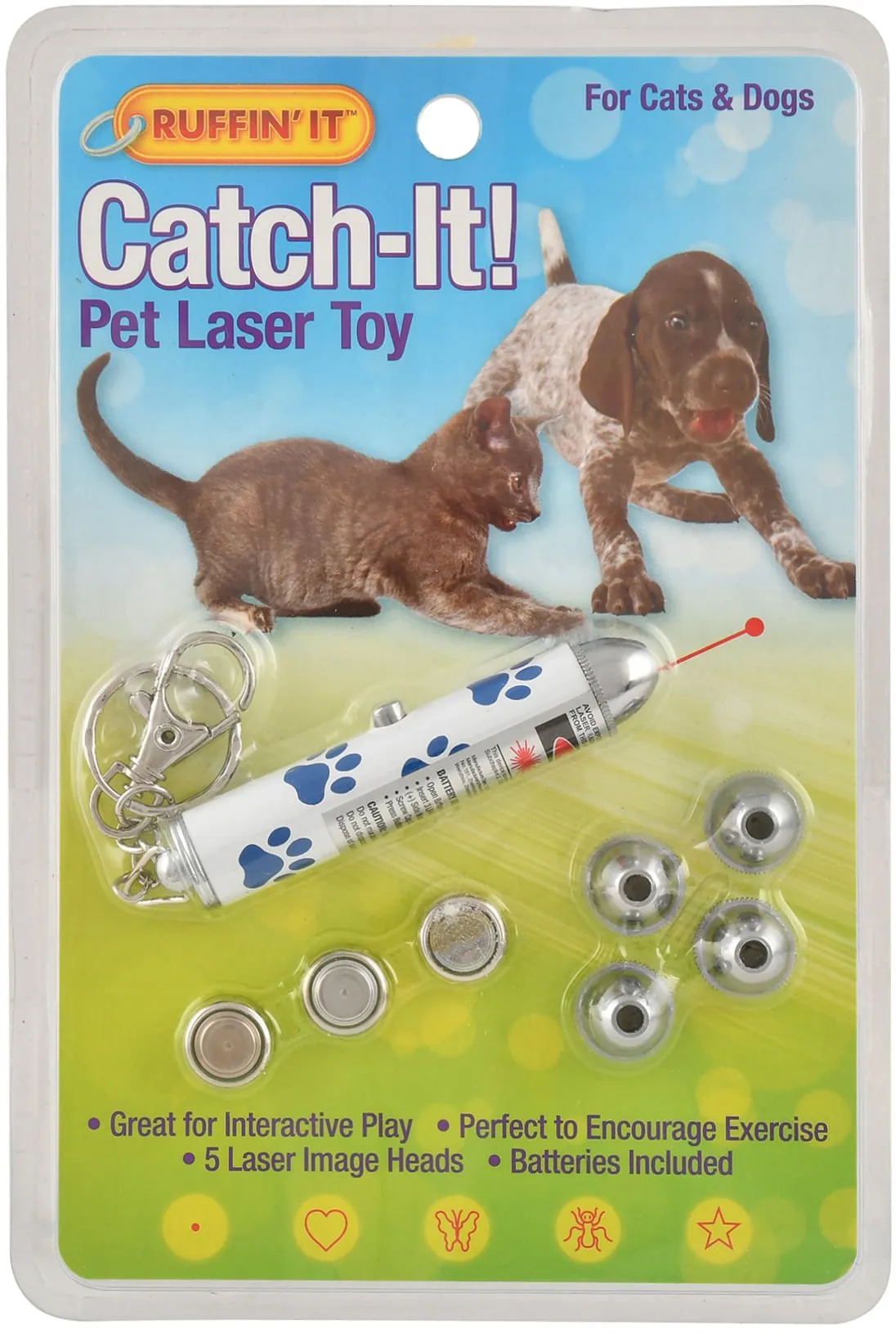 Ruffin' It Catch-It! 5-way Pet Laser Toy