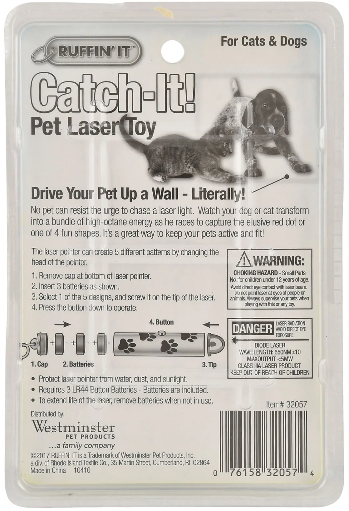 Ruffin' It Catch-It! 5-way Pet Laser Toy