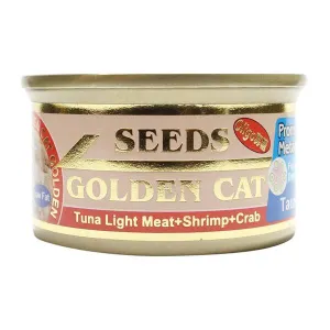 Seeds Golden Cat Tuna Light Meat   Shrimp   Crab 80g