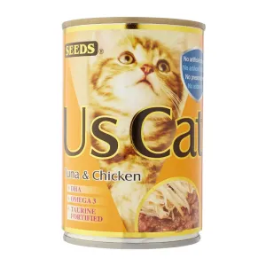 Seeds US Cat Tuna & Chicken Canned Cat Food 400g