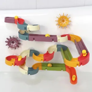 Splash & Play: DIY Marble Race Run Bath Toy Set