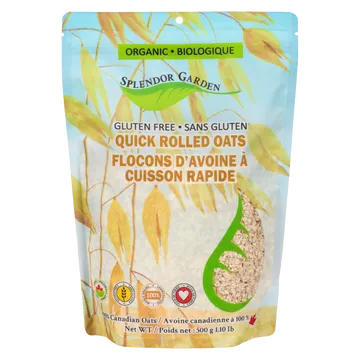 Splendor Garden Canadian Organic Spice & Herb - Gluten Free Quick Rolled Oats