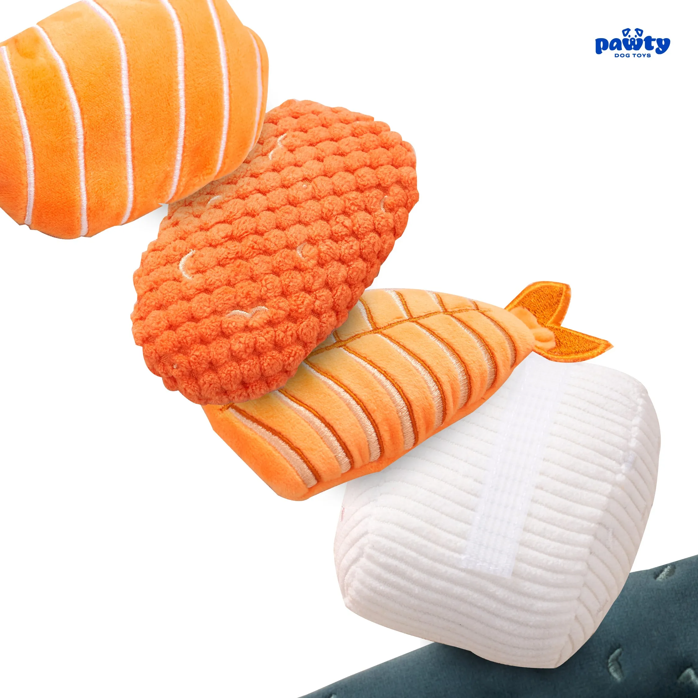 SUSHI SET PLUSH DOG TOY