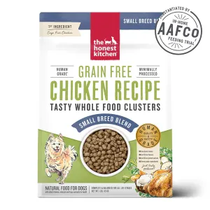 The Honest Kitchen - Grain-Free Chicken Clusters for Small Breed Dry Dog Food