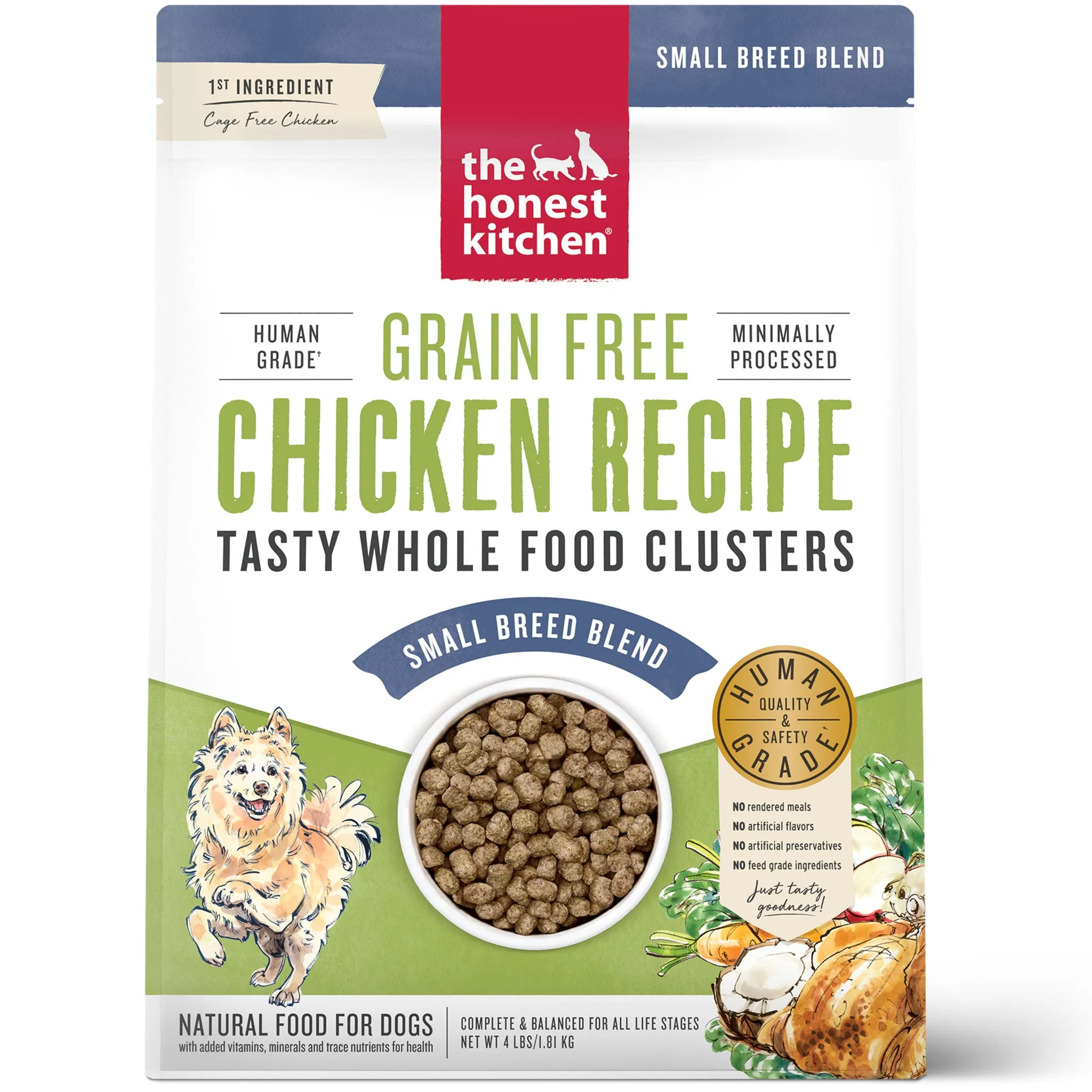 The Honest Kitchen Small Breed Whole Food Clusters Chicken Grain-Free Dog Food