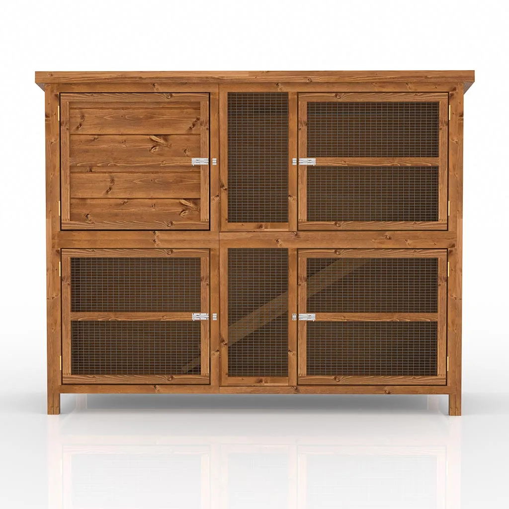 The Sandhurst 5ft Double Rabbit Hutch