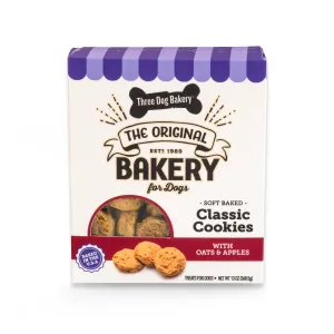 Three Dog Bakery Classic Oats & Apples Cookie Dog Treats