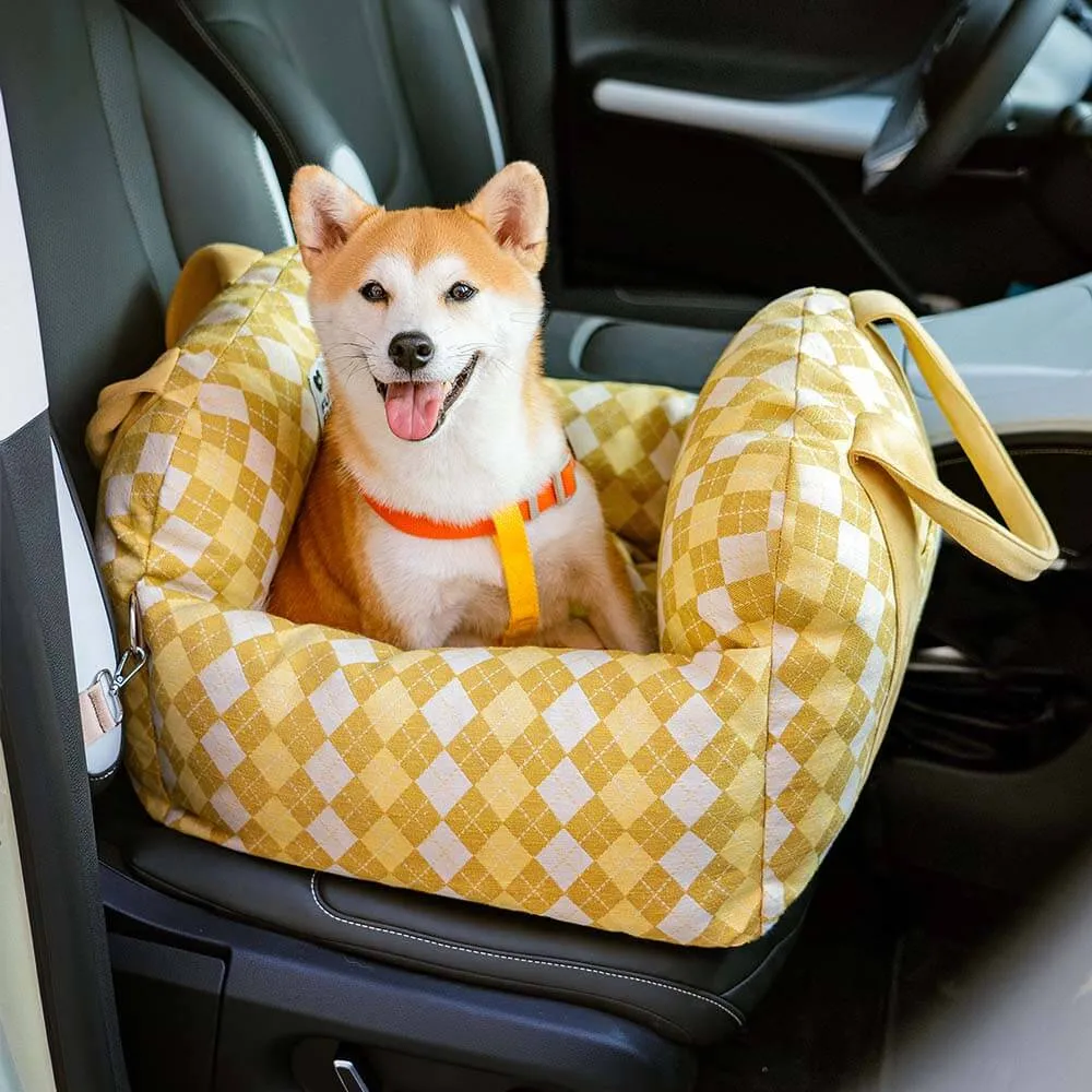 Travel Safety Puppy Dog Car Seat Bed - First Class