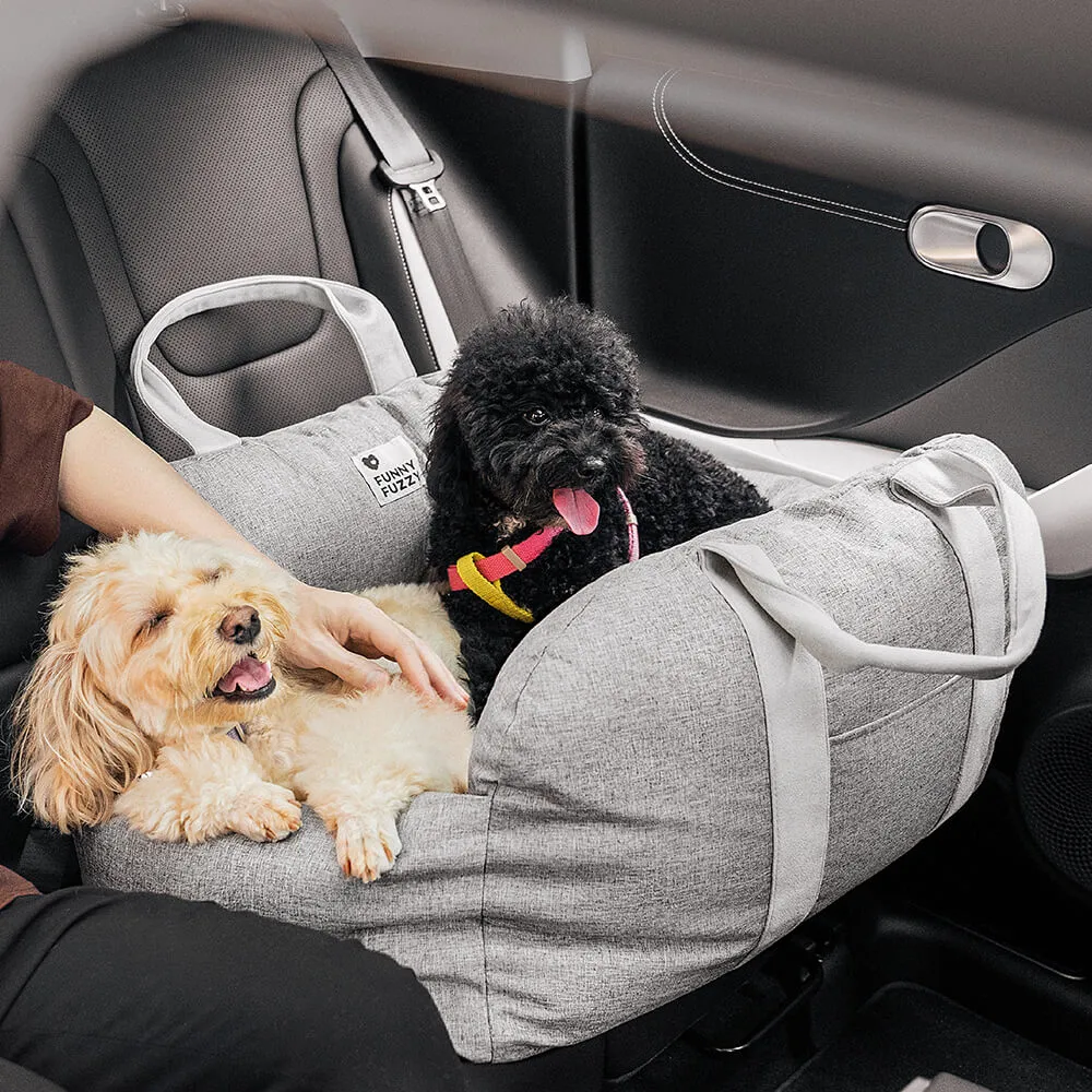 Travel Safety Puppy Dog Car Seat Bed - First Class