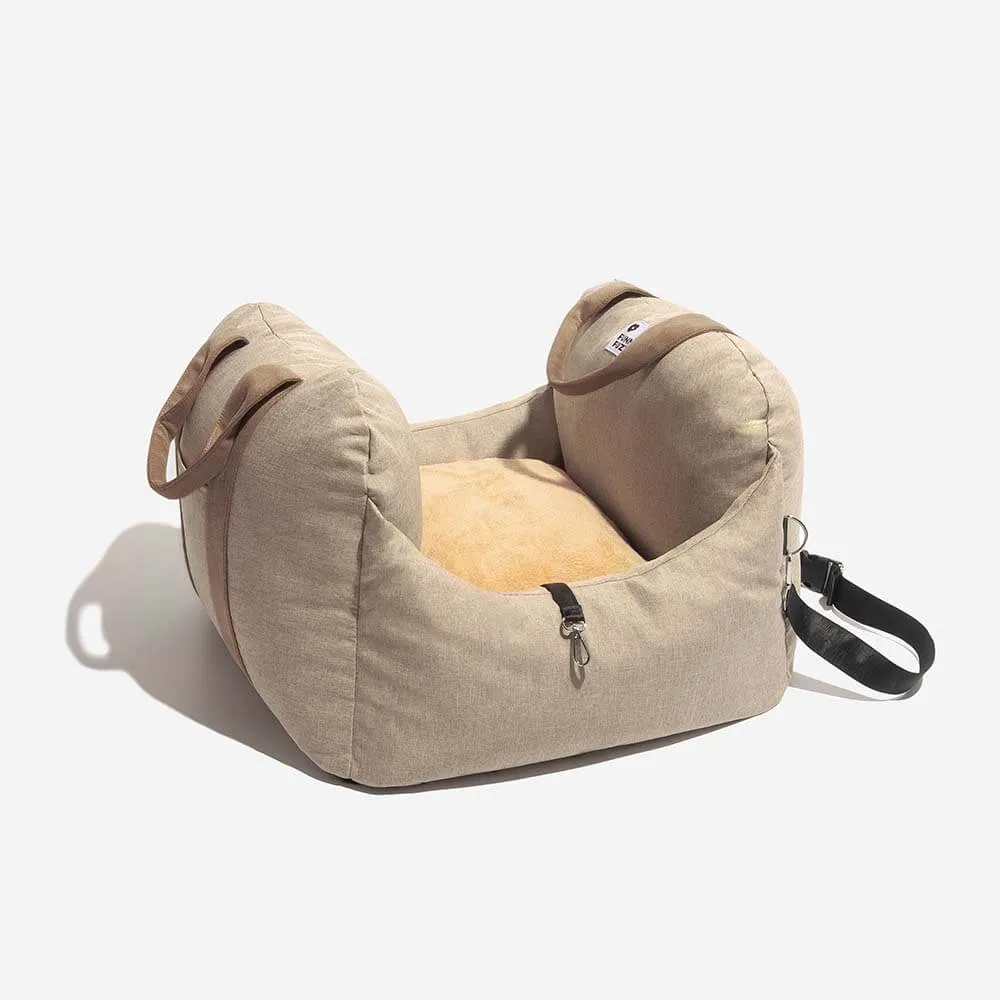 Travel Safety Puppy Dog Car Seat Bed - First Class