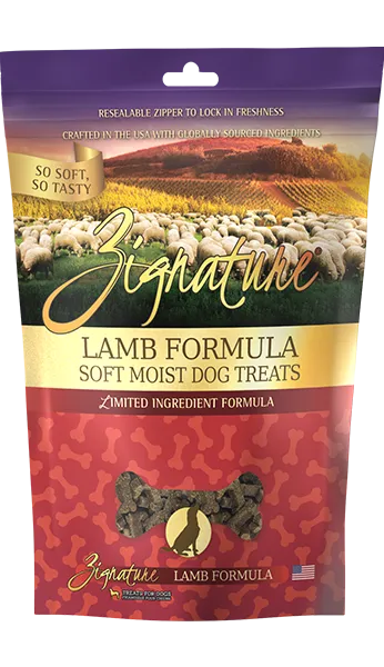 Zignature Soft Moist Treats Lamb Formula 4-oz, Dog Treat