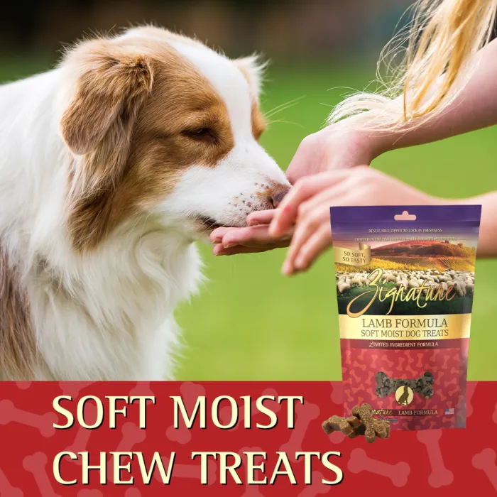 Zignature Soft Moist Treats Lamb Formula 4-oz, Dog Treat