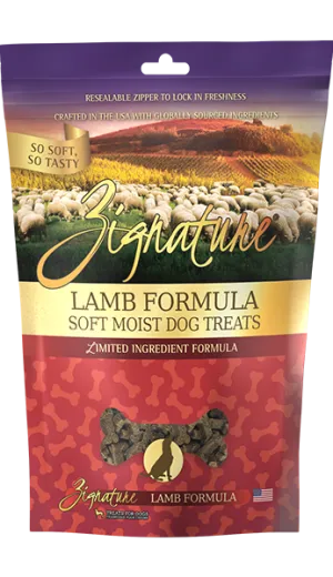 Zignature Soft Moist Treats Lamb Formula 4-oz, Dog Treat