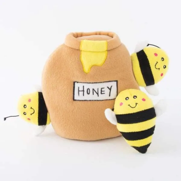 ZippyPaws Burrow Honey Pot Dog Toy