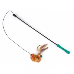 Zoon Nip-it Hen Tickle Stick Cat Toy